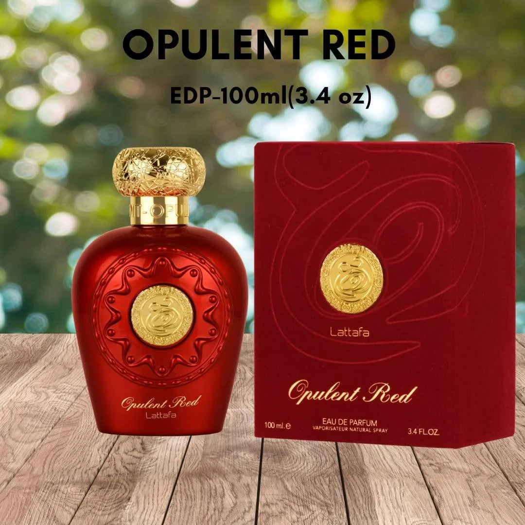 Perfumes Opulent Red for Unisex Eau De Parfum Spray, 3.4 Ounce (137662)